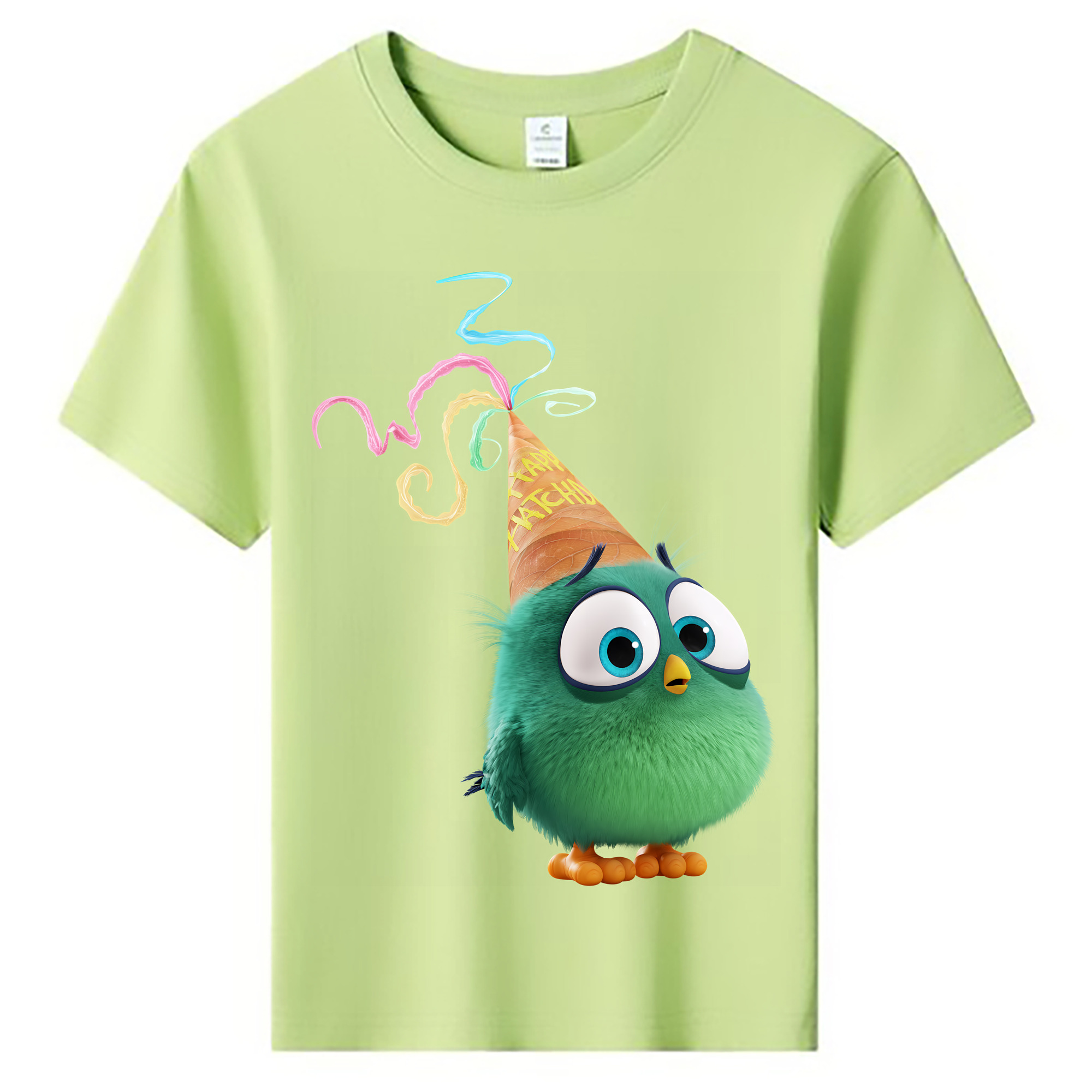 （画像用） Angry Birds アングリーバード 綿100％キッズTシャツ（フロントプリント）